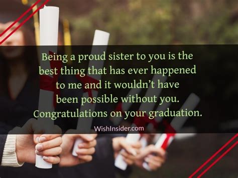 graduation quotes sister|25 Graduation Wishes For Sister (2023) – Wish Insider.